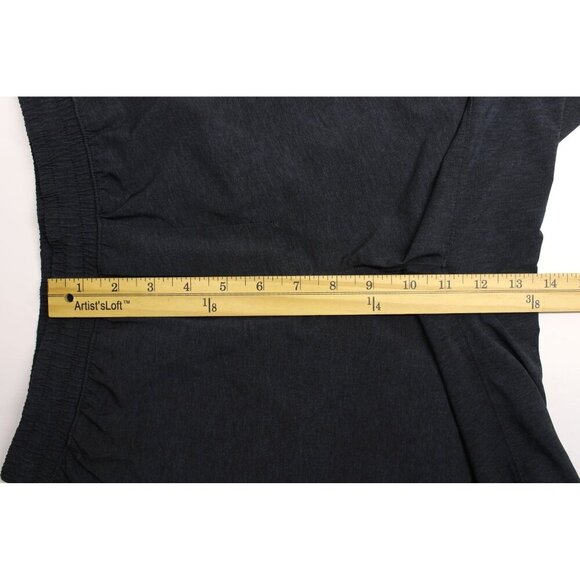 Lululemon Pace Breaker Short Heathered Texture Printed Gray Deep Coal Sz M - Picture 5 of 10